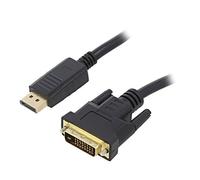 Cavo CC-DPM-DVIM-6 Displayport maschioDVI-D (24+1) maschio 18 m nero GEMBIR