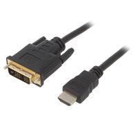 Cavo CC-HDMI-DVI-15 DVI-D (18+1) maschioHDMI maschio 45m nero 30AWG GEMBIR