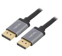 Cavo CDA0100 DisplayPort 1.2,HDCP 1.3 1m Nero Opaco Passeggiata: Alluminio LO...