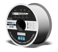 Cavo Coassiale 120 DB 120dB 100m 7,2mm 4-fach Schermato Bianco
