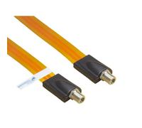 Cavo coassiale Alcasa S-1000QL 0,445 m F-F trasparente