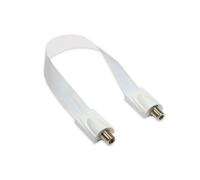 Cavo Coassiale Alcasa SAT F 32 m Connettori F Bianco