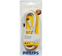 PHILIPS SWV2516W, Cavo coassiale PAL 1,5 m, Maschio/Femmina, colore: Bianco