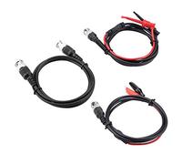 Cavo coassiale BNC a BNC Multimetro chip di coccodrillo Set di ganci per test Kit di test Sonde per oscilloscopio BNC a clip a coccodrillo per elettricista Istruzione