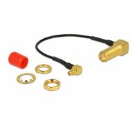 Cavo coassiale DeLOCK 89626 0,1 m SMA a MMCX Nero