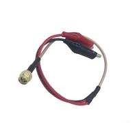 Cavo coassiale di prolunga antenna WiFi, per SMA maschio a coccodrillo, cavo coassiale per tester di prova e misurazione della potenza (0,5 metri)