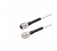Cavo coassiale impermeabile RG58 N femmina dado passante a PL259 UHF maschio connettore a treccia(N F to UHF F,15CM)