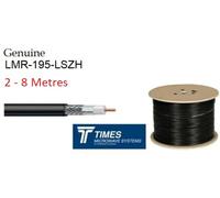 Cavo Coassiale LMR-195-LSZH Times Microwave 50 Ohm Basso Perdita LMR 2-8m