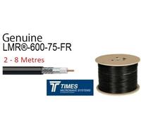 Cavo Coassiale LMR-600-75-FR 75 Ohm Ignifugo Times Microwave Non Halog 2-8m