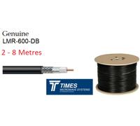 Cavo Coassiale LMR-600-DB 50 Ohm Water Blocked Times Microwave LMR600 2-8m