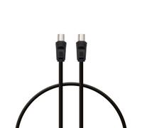 Cavo coassiale PcCom Essential 3C-2V 9,5 mm maschio / 9,5 mm femmina 0,5 m Nero