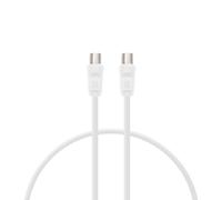 Cavo coassiale PcCom Essential 3C-2V 9,5 mm maschio / 9,5 mm femmina 1,8 m bianco