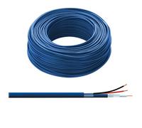 Cavo coassiale per videosorveglianza RG59 LSZH colore Blu