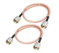 Cavo coassiale RF filo coassiale RG-142, PL-259 UHF PL-259 UHF 50cm 2pz