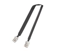 Cavo coassiale RF piatto passante per porta/finestra SO239 UHF femmina a cavo di prolunga coassiale a treccia da 50 Ohm, 30 cm