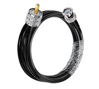 Cavo coassiale RG58 BNC maschio a PL259 SO239 estensione a bassa perdita a treccia 30 cm-5 m(6.6ft (2M))
