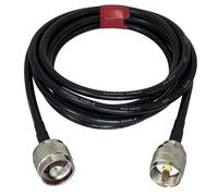 Cavo coassiale RG58 N maschio a connettore UHF PL259 50ohm crimpatura RF Jumper dritto 6 pollici 20M(12inch (30CM))