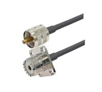 Cavo coassiale RG58 PL259 UHF maschio a connettore RF adattatore estensione radio amatoriale 50ohm 10CM 15CM 20CM 30CM 40CM(UHF M to F4H,40CM)