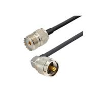 Cavo coassiale RG58 PL259 UHF maschio a connettore RF adattatore estensione radio amatoriale 50ohm 50CM, 60CM, 80CM, 1M, 1,5M(UHF F to M90,1.5M)