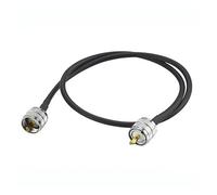 Cavo coassiale RG58 SL16 UHF PL259 maschio a connettore PL-259 a crimpare for antenna a treccia 50 cm/1 m/2 m/5 m(200cm)