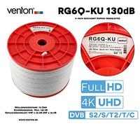 Cavo Coassiale Satellitare VENTON RG6Q-KU 120dB HQ 300m