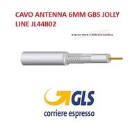 Cavo Coassiale Tv/sat 6,0mm Ccs 100 Metri Bianco JOLLY LINE GBS JL44802