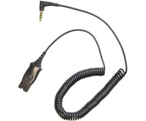 Cavo Coiled POLY Plantronics MO300 10FT 3.5mm A QD Per iPhone E Android