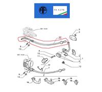 CAVO COMANDO ACCELERATORE FIAT BRAVA - BRAVO - MAREA AF PER 46431041