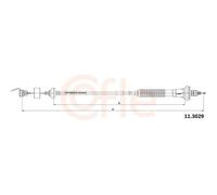 Cavo Comando Comando Frizione Cofle 11.3029 per Peugeot