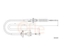 Cavo Comando Comando Frizione Cofle 18.6110 per Suzuki