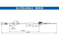 Cavo comando, Comando frizione per CHRYSLER FIAT FORD LANCIA 500 500 C KA PANDA