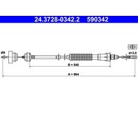 Cavo comando, Comando frizione per CITROËN FIAT LANCIA PEUGEOT 806 EVASION EXPER