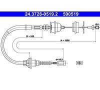 Cavo comando, Comando frizione per CITROËN FIAT PEUGEOT BOXER DUCATO JUMPER