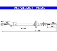 Cavo comando, Comando frizione per CITROËN FIAT PEUGEOT C25 DUCATO J5 TALENTO
