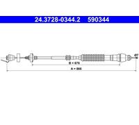 Cavo comando, Comando frizione per CITROËN PEUGEOT BERLINGO / BERLINGO FIRST PAR