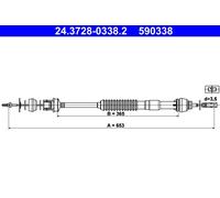 Cavo comando, Comando frizione per CITROËN PEUGEOT BERLINGO / BERLINGO FIRST PAR