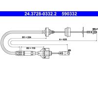 Cavo comando, Comando frizione per CITROËN XSARA
