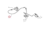 CAVO COMANDO FLESSIBILE ACCELERATORE FIAT UNO ORIGINALE 7748536