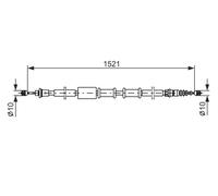 Cavo comando, Freno stazionamento centro per FIAT BARCHETTA