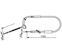 Cavo comando, Freno stazionamento centro per MERCEDES-BENZ CLASSE A