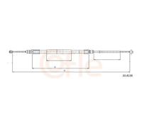 Cavo Comando Freno Stazionamento Cofle 10.4138 per Bmw