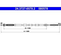 Cavo comando, Freno stazionamento posteriore Dx per FIAT GRANDE PUNTO PUNTO PUNT