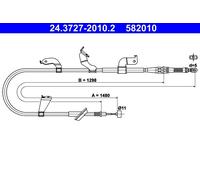 Cavo comando, Freno stazionamento posteriore Dx per SUZUKI SWIFT