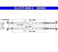 Cavo comando, Freno stazionamento posteriore per FORD MAZDA 121 COURIER FIESTA K