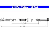 Cavo comando, Freno stazionamento posteriore Sx per FIAT BRAVA BRAVO