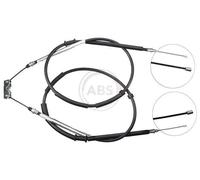Cavo comando, Freno stazionamento posteriore Sx per OPEL VAUXHALL CORSA CORSAVAN