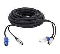 CAVO COMBO COMBINATO SEGNALE CORRENTE POWERCON IN OUT + XLR MASCHIO E FEMMINA