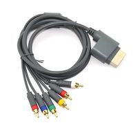 Cavo composito componente HDTV da 180 cm Accessori da gioco per cavo video AV 360 Parte riparazione cavo Componente HDTV Composito Console gioco Sostituzione Cavo video AV Parte riparazione