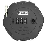 ABUS Combiflex Adventure - lucchetto per il fissaggio di sci, passeggini, e-scooter e monopattini - cavo in acciaio da 75 cm - con codice a combinazione - nero