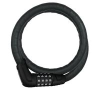 Abus Lucchetto Steel-O-Flex Tresorflex 6615C nero 85cm supporto incluso